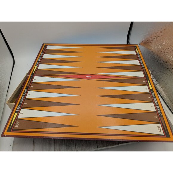 Vintage Backgammon Game Board Set By Western Publishing Co. 1973 - Picture 3 of 7